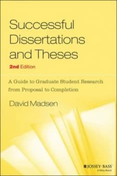 Successful Dissertations and Theses by David Madsen Book