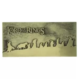 Lord of the Rings The Fellowship Plaque Limited Edition