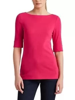 Lauren by Ralph Lauren Judy Elbow Sleeve Knit - Pink Size M Women