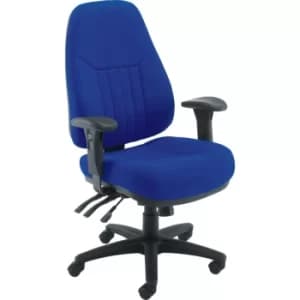 24 Hour Manager Fabric Black Chair