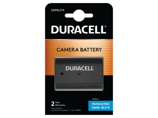 Duracell Camera Battery - replaces Panasonic DMW-BLF19E Battery