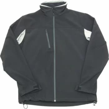 Waterproof Roma Black & Grey XXL Soft Shell Jacket - Tuffsafe