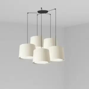 Conga Cluster Pendant Ceiling Light White, E27