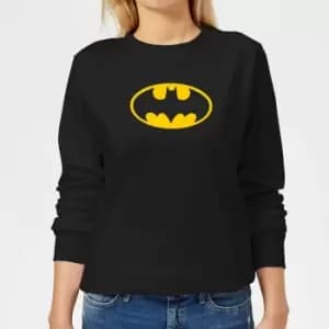 Justice League Batman Logo Womens Sweatshirt Black