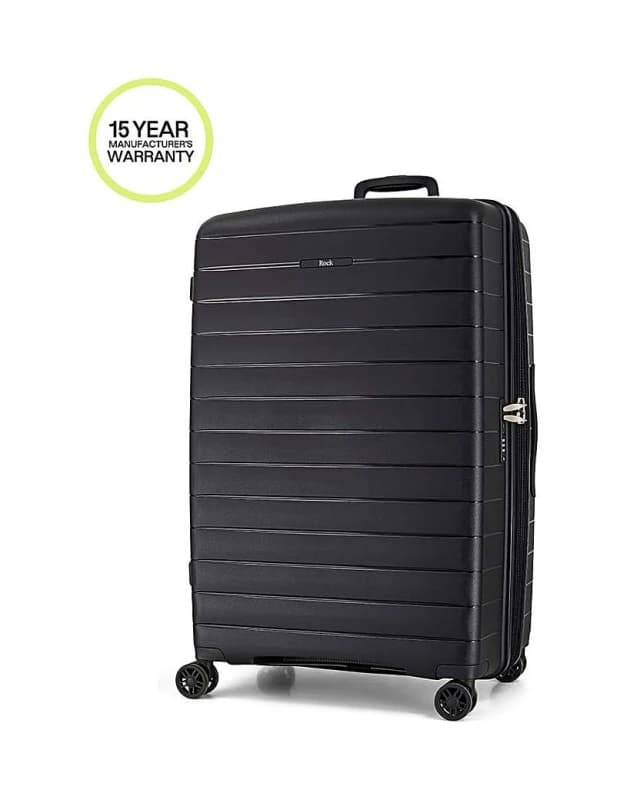 Rock Rock Palma Large Suitcase Black - Rock - Size: Large Black Large SH50501
