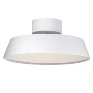 Kaito Dimmable Integrated LED Semi Flush Light White 3000K