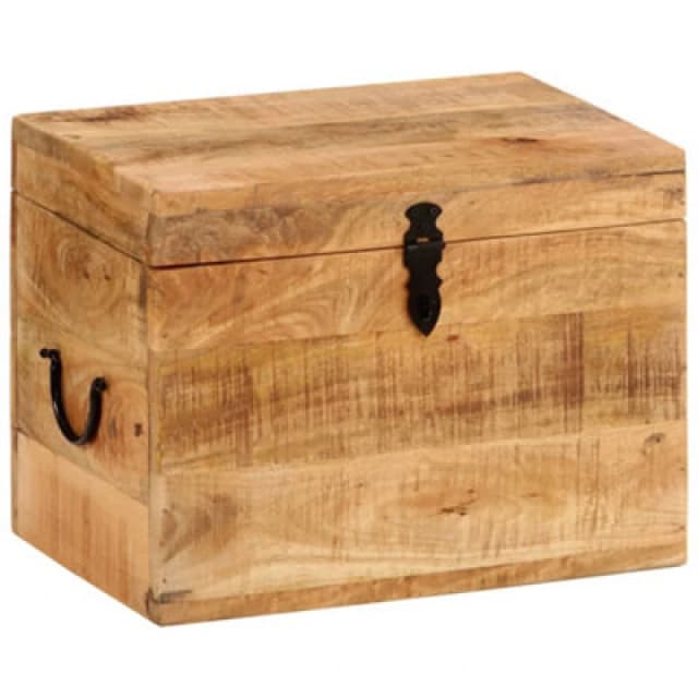 VIDAXL Storage Box 39x28x31cm Solid Wood Mango Vidaxl 8720286672402