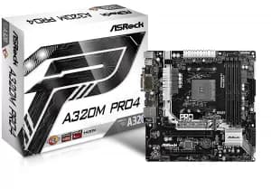 ASRock A320M Pro4 AMD Socket AM4 Motherboard