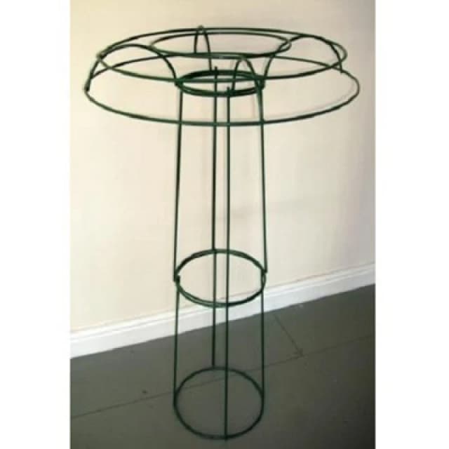 Poppy Forge Medium Tuteur Plant Border Support - Steel - L61 X W61 X H122cm - Green