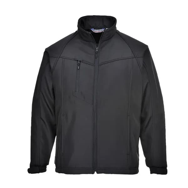 Portwest Oregon Mens Softshell Jacket TK40BKRL Colour: Black