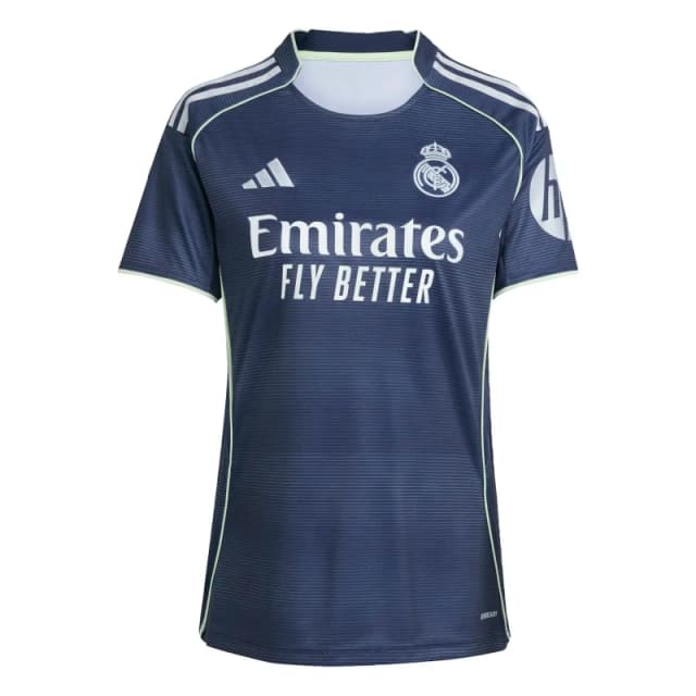 Adidas Real Madrid Womens Away Jersey 2025/26 Bleu Female S JP3943
