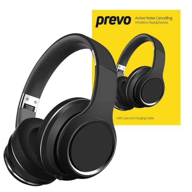 PREVO PREVO A6 Active Noise Cancelling Wireless Headphones A6-ANC