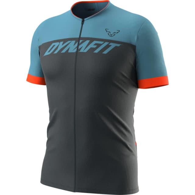 Dynafit Ride Full Zip T-Shirt Adults Short Sleeve Performance T-Shirts Small Blue 62239818350