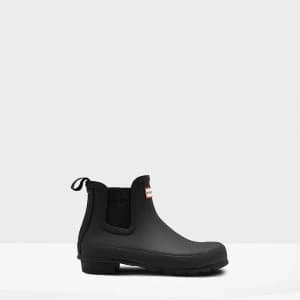 Hunter Womens Original Chelsea Boots - Black - UK 4