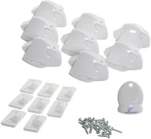 Dreambaby Adhesive Mag Locks - 8 Magnetic Locks And 1 Magnetic Key