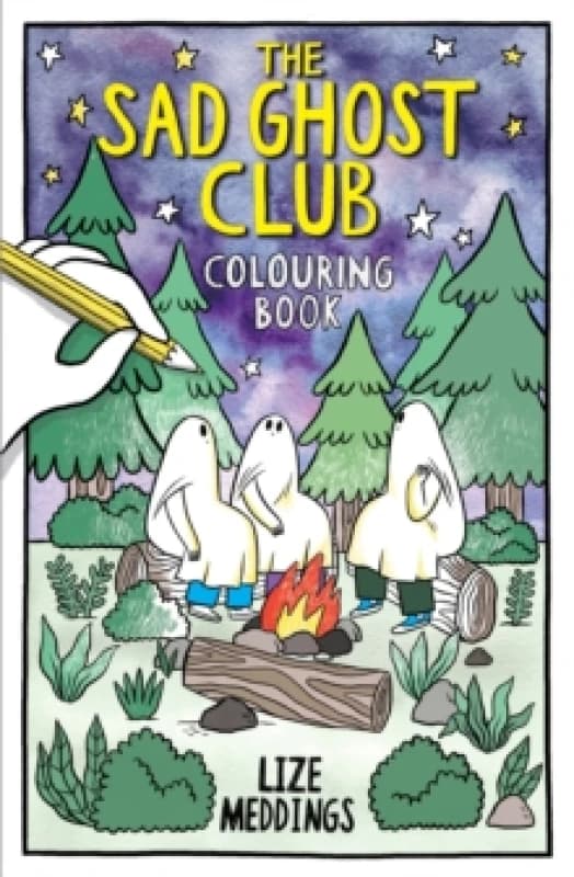 The Sad Ghost Club Colouring Book : A comfy cosy colouring book for all ages Paperback / softback