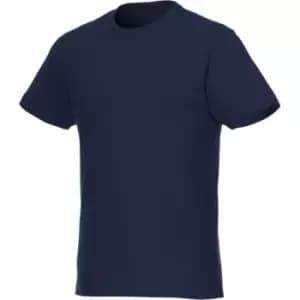 Elevate Mens Jade Short Sleeve Recycled T-Shirt (L) (Navy)