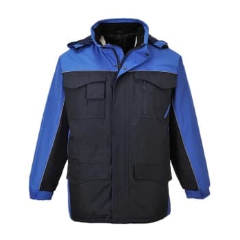 Portwest Ripstop Parka Navy / Royal Blue 2XL