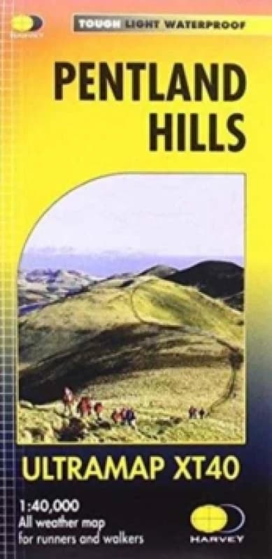Pentland Hills Ultramap Sheet map, folded