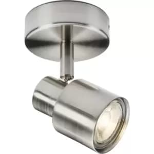 Netlighting GU10 Single Spotlight - Brushed Chrome 230V IP20 50W