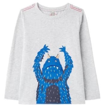 Joules Boys Zipadee Zip Artwork Top 3 Years
