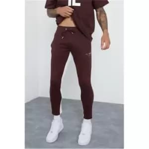 I Saw It First Brown Il Sarto Logo Slim Panelled Joggers - Brown