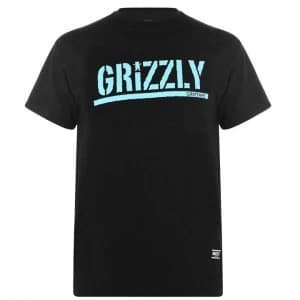 Grizzly Printed T Shirt Mens - Stamp