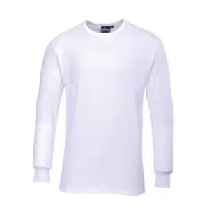 Portwest Thermal Long Sleeve T Shirt White M