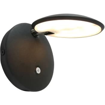 Sienna Lighting - Sienna Zenith Integrated LED Wall Light Black Matt, Plastic Matt