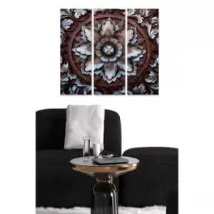 MDF9611091 Multicolor Decorative MDF Painting (3 Pieces)