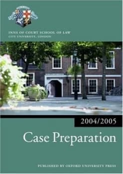 Case Preparation by C. J. W Allen and Nigel Duncan and Inns of Court School of Law Paperback