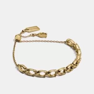 Coach C Gold-Tone Bracelet