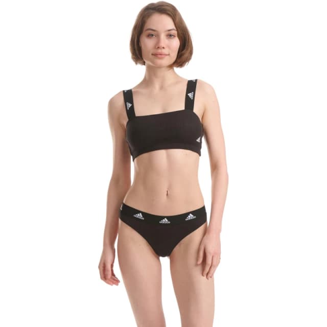 adidas Ribbed Bandeau Womens - Black 8