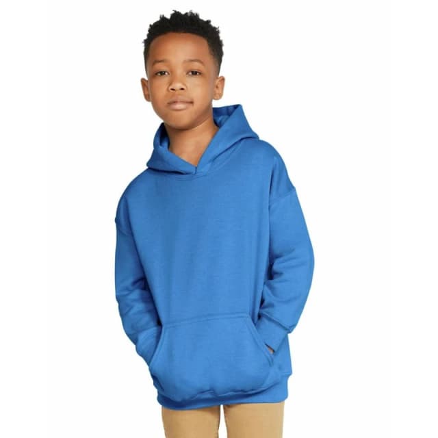 Gildan 18500B boys's Children's sweatshirt in Blue