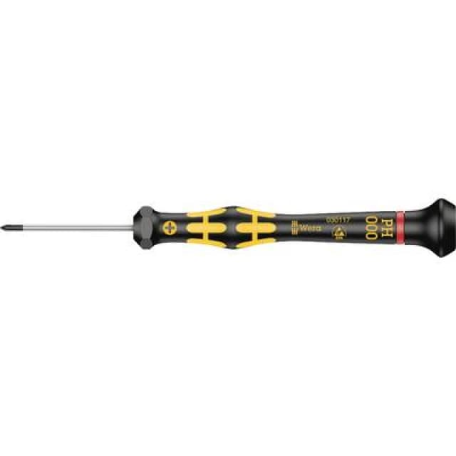 Wera Wera 1550 PH Kraftform Micro 05030117001 ESD Phillips screwdriver PH 000 Blade length: 40 mm 05030117001