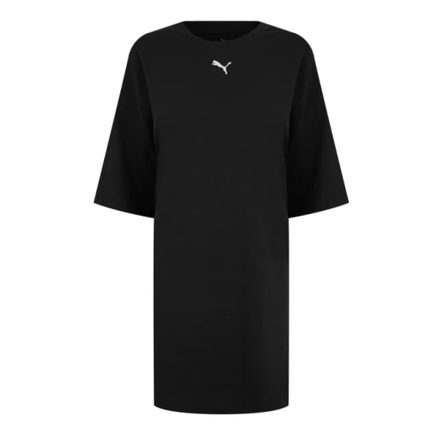 Puma Single Cat T-Shirt Dress Womens - Black 8