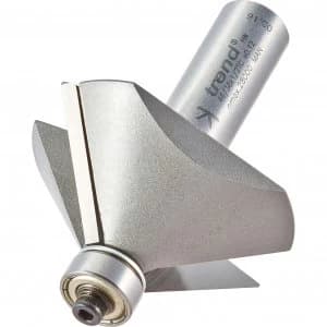 Trend Chamfer Bearing Guided Router Cutter 50mm 19mm 1/2"