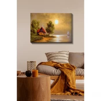 Kanvas Tablo (50 x 70) - 11 Multicolor Decorative Canvas Painting