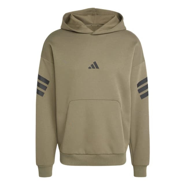 adidas Future Icons 3-Stripes Hoodie Mens Olive Strata male S