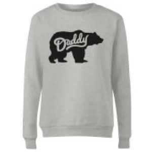 Daddy Bear Womens Sweatshirt - Grey - 3XL