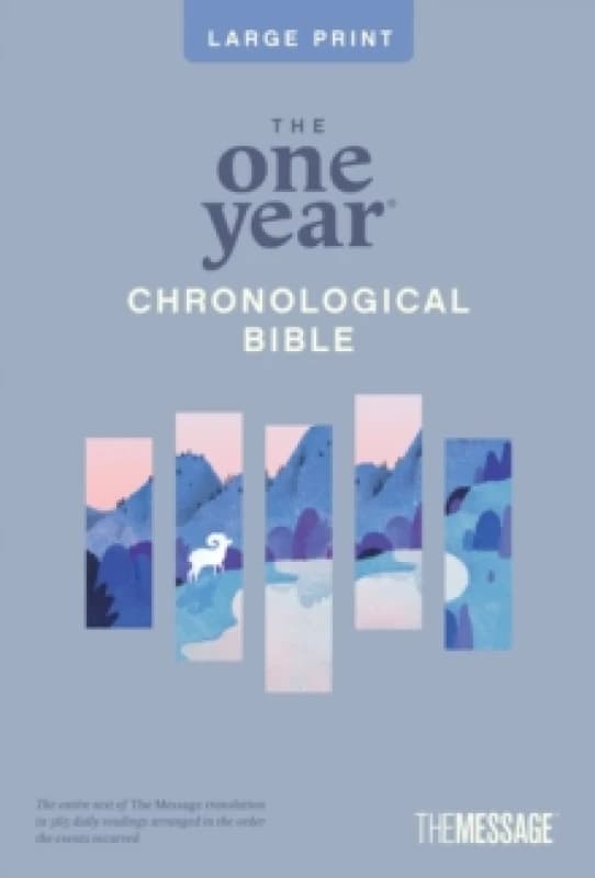 One Year Chronological Bible The Message, Large Print Paperback / softback