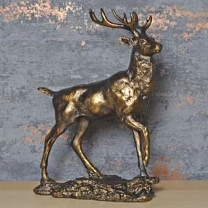 Highland Monarch Bronze Effect Sculpture by David Geenty 21cm