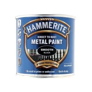 Hammerite Direct to Rust Smooth Finish Metal Paint Cream 250ml