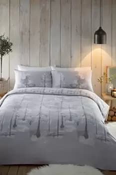 'Alaska' 100% Brushed Cotton Duvet Cover Set