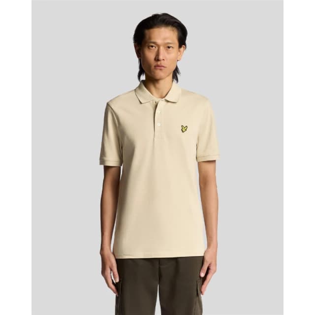 Lyle and Scott Plain Polo Shirt Brown male L