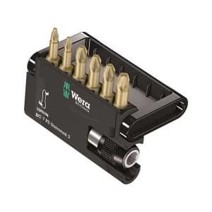 Wera Bit-Check 7 PZ Universal 2 Set, (7 Piece)