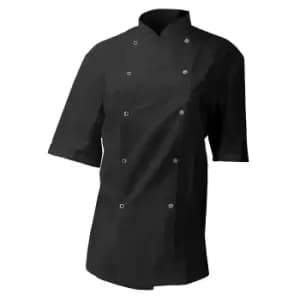 Dennys AFD Mens Chefs Jacket / Chefswear (Pack of 2) (M) (Black)