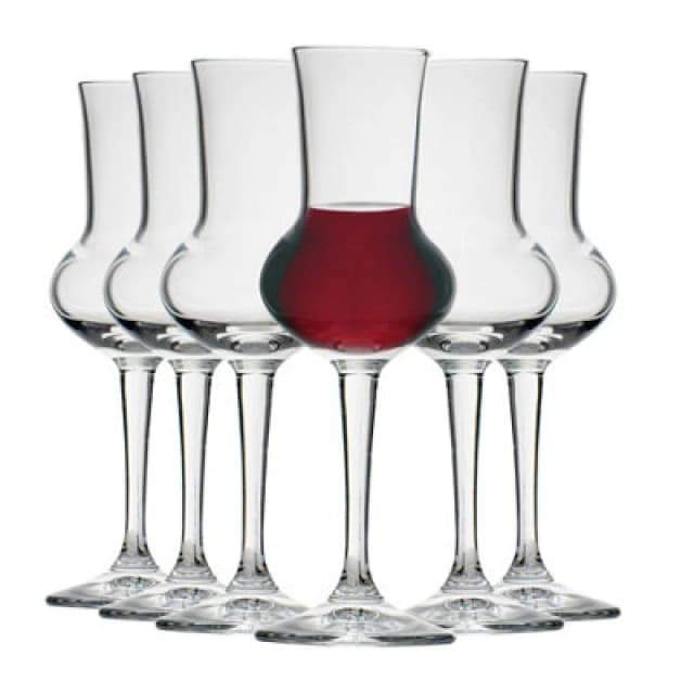 Bormioli Rocco Restaurant Liqueur Glasses - 80ml - Pack of 6 Clear