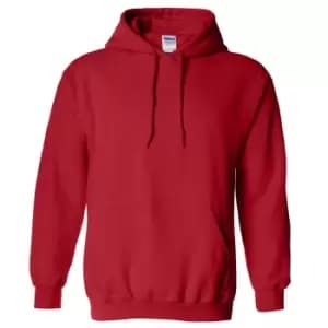 Gildan Heavy Blend Adult Unisex Hooded Sweatshirt / Hoodie (3XL) (Red)