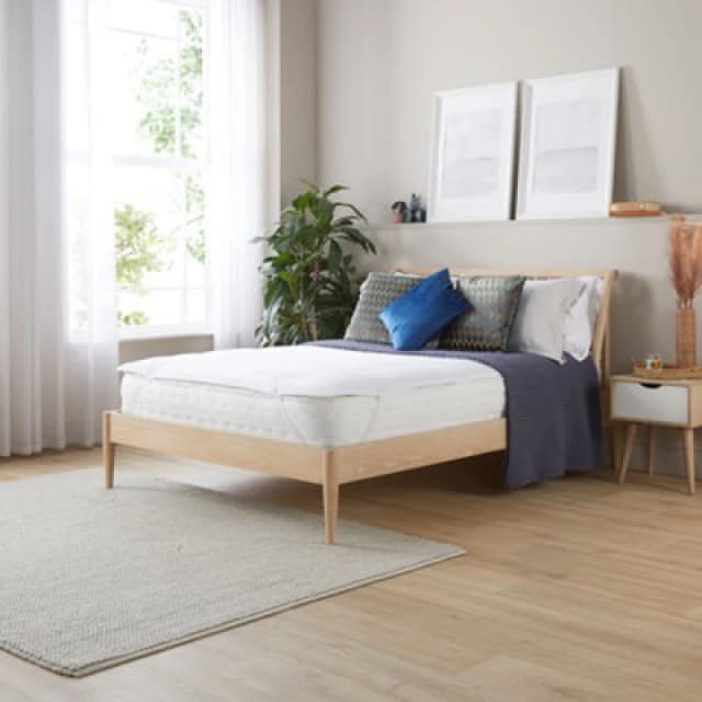 Slumberdown Wonderful Wool Mattress Topper White